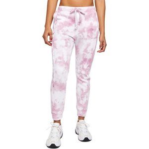 Free People Women's FP Movement Tie Dye Work It Out Jogger Sweat Pants Pink NWT